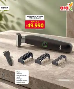 Ara Hoffen maquina de afeitar tipo one blade oferta
