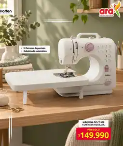 Ara Hoffen maquina de coser con mesa auxiliar oferta