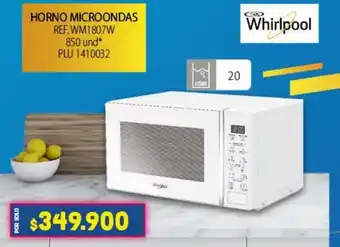 Colsubsidio Whirlpool Horno Microondas WM1807W oferta