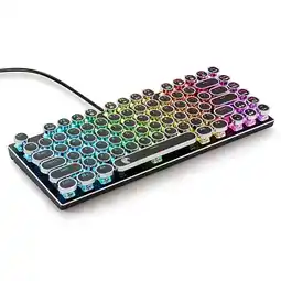 Falabella Teclado Mecánico Retro Vintage Gamer Led Rgb K400 Pro oferta