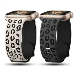 Falabella Correa Pulso Manilla Animal Print Apple Watch 38mm 40mm 41mm 32 mmHueso Negro oferta