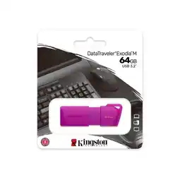 Falabella MEMORIA USB DATATRAVELER 3.2 DTX M - 64GB - MORADO oferta