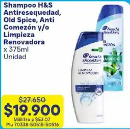 La Gran Colombia Head & Shoulders Shampoo Antiresequeedad, Old Spice, Anti Comezón y/o Limpieza Renovadora oferta