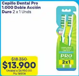 La Gran Colombia Cepillo Dental Pro 1.000 Doble Acción Duro oferta