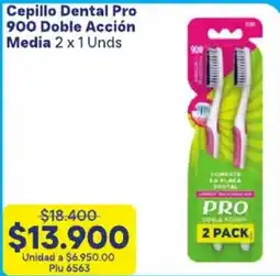 La Gran Colombia Cepillo Dental Pro 900 Doble Accion Media oferta