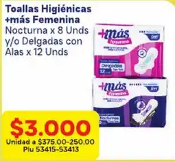 La Gran Colombia Más Femenina Toallas Higiénicas oferta