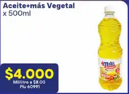 La Gran Colombia Aceite+más Vegetal oferta