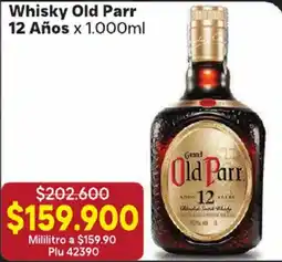 La Gran Colombia Whisky Old Parr 12 Años oferta