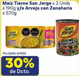 La Gran Colombia San Jorge Maíz Tierno y/o Arveja con Zanahoria oferta