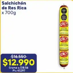 La Gran Colombia Rica salchichón de res oferta
