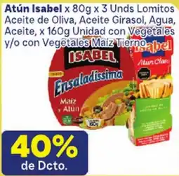 La Gran Colombia Isabel ensaladissima maiz y atun oferta