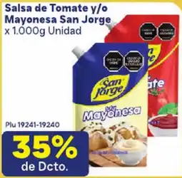 La Gran Colombia Salsa de Tomate y/o Mayonesa San Jorge oferta