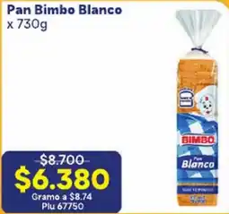 La Gran Colombia Bimbo pan blanco oferta