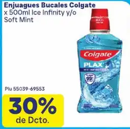 La Gran Colombia Colgate Enjuagues Bucales Ice Infinity y/o Soft Mint oferta