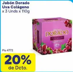 La Gran Colombia Dorado jabón uva colágeno oferta