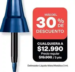 Avon Delineador líquido mate/metálico oferta