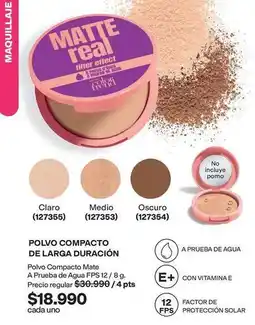 Avon Real - polvo compacto mate oferta