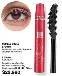 Avon Avon - cepillo doble efecto pestañina para pestañas volumen y definición (187355) oferta