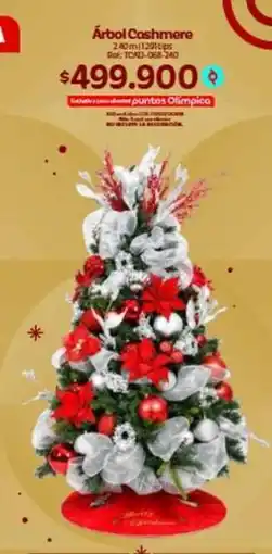 Olímpica Árbol cashmere oferta