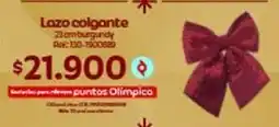 Olímpica Lazo - colgante 23amburgundy ref: 130-1900889 oferta