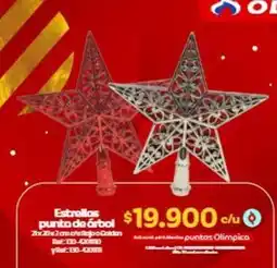 Olímpica Olimpica - estrellas punta de árbol oferta