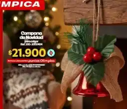 Olímpica Campana de navidad para colgar ref. 200-2000404 oferta