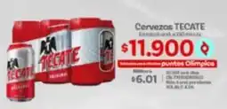 Olímpica Tecate - cervezas oferta