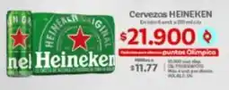 Olímpica Heineken - cervezas oferta