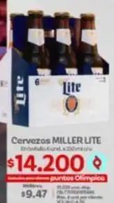 Olímpica Miller - cervezas miller lite oferta