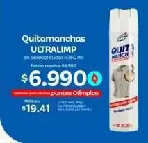Olímpica Exclusivo - quitamanhas ultralimp en aerosol oferta