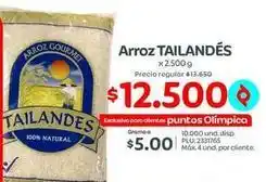 Olímpica Gourmet - arroz tailandés oferta