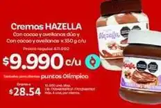 Olímpica Hazella - cremas oferta
