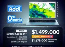 Jumbo Acer - portátil aspire 14 oferta
