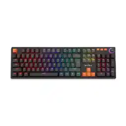 Falabella Teclado Mecánico Gamer Led Rgb Español Ñ Perilla Multimedia oferta