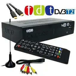 Falabella Decodificador TDT Sintonizador De Televisión Digital HD DVB2 oferta