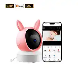 Falabella Monitor Bebé Wifi 2k Cámara 3mp Visión Nocturna Audio Y Tuya oferta
