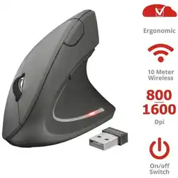 Falabella Mouse inalambrico usb verto diseño vertical 22879 oferta