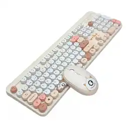 Falabella Combo Teclado y Mouse Inalámbricos USB 2.4G 105 Teclas oferta