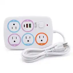 Falabella Regleta Multitoma 5 Salidas Y 3 Usb 110v-240v oferta
