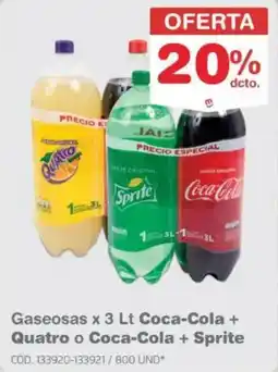 Makro Coca-Cola + Quatro o Coca-Cola + Sprite oferta