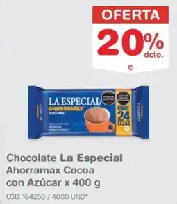 Makro Chocolate La Especial Ahorramax Cocoa con Azúcar oferta