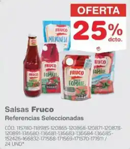 Makro Salsas Fruco oferta