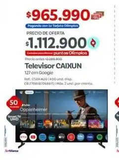 Olimpica - televisor caixun 127 cm google