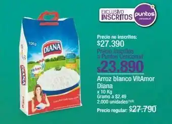 Jumbo Arroz blanco vitamor diana x 10 kg oferta