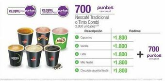 Jumbo Nescafé tradicional o tinto combi oferta