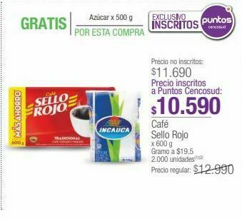 Jumbo Café sello rojo x 600 g oferta