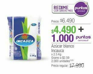 Jumbo Azúcar blanco incauca x 2.5 kg oferta