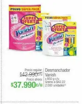 Jumbo Desmanchador vanish x 850 g c/u oferta