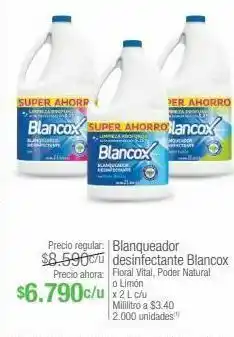 Jumbo Blanqueador desinfectante blancox oferta