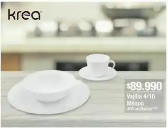 Jumbo Vajilla 4/16 milano oferta